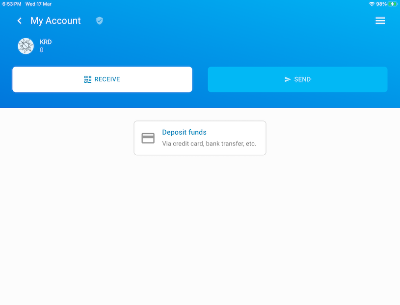 Kurd wallet screenshot